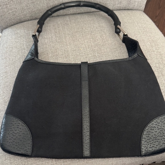 Gucci GG Monogram Vintage Bamboo Ring Handle Shoulder Bag Y2K  (w/Dust Bag) main image 4